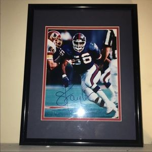 Lawrence Taylor autograph framed photo